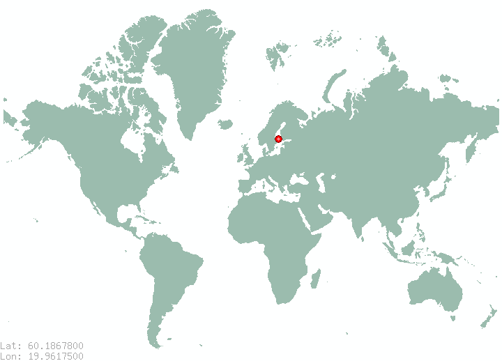 Bjoersby in world map