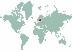 Alands skaergard in world map